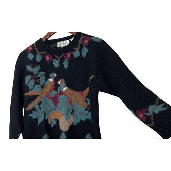 VTG charter Club Wool Hand Knit Quail Hunting Sweater Western Equestrian Ralph - Picture 2 of 4